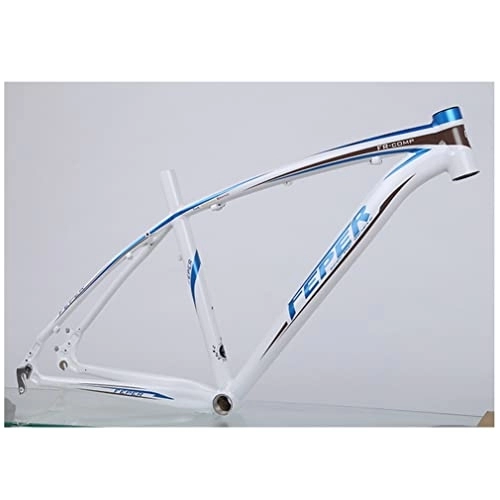 Mountainbike-Rahmen : YOJOLO Mountainbike Rahmen 26er Fahrradrahmen Ultraleichter Aluminiumlegierung MTB Rahmen 19 / 20 Zoll BSA 68mm Schnellspanner 135mm Für 26ER Laufradsatz (Color : Blue, Size : 26x19'')