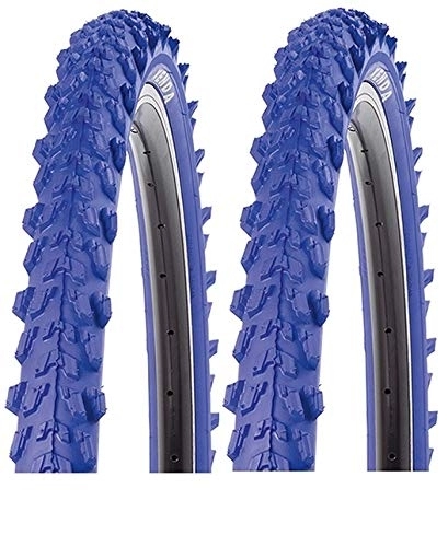 Mountainbike-Reifen : 01022614-2 Kenda MTB Fahrradreifen Decke - 26 x 1.95 - 50-559 (Blau 2 x)