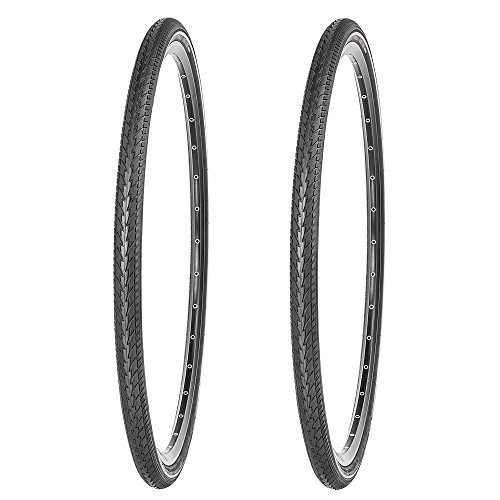 Mountainbike-Reifen : 2 STK 26x1.75 Fahrradreifen Resul mit Pannenschutz, schwarz
