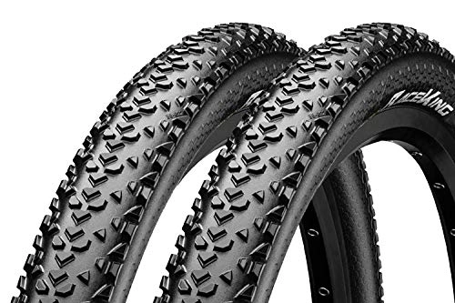 Mountainbike-Reifen : 2 Stück 26 Zoll CONTINENTAL Fahrrad Reifen 26 x 2.0 Race King 50-559 Mantel Decke tire schwarz