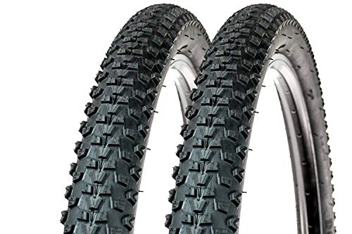 Mountainbike-Reifen : 2 Stück 27, 5 Zoll Fahrrad Reifen DSI 56-584 MTB Tire 27, 5x2.20 Mantel Decke schwarz