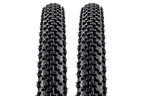 Mountainbike-Reifen : 2 Stück 27.5 Zoll Saguaro Falt Reifen 27.5x2.0 Mountain Bike 51-584 schwarz