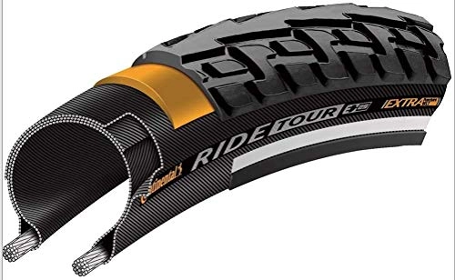 Mountainbike-Reifen : 2 Stück 28" Zoll Continental Ride Tour Fahrrad Reifen Mantel Decke Tire 42-622 Reflex schwarz