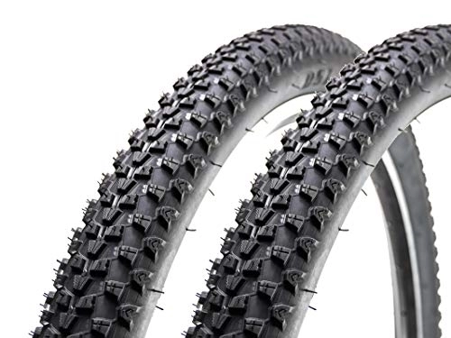 Mountainbike-Reifen : 2 Stück 29 Zoll Fahrrad Reifen DSI 54-622 MTB 29x2.10 Mantel Decke Tire schwarz