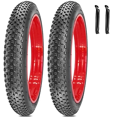 Mountainbike-Reifen : 2 Stück 50, 8 x 10, 2 cm Fat Bike Reifen Elektrofahrrad Reifen Mountainbike Schnee Fahrradreifen (2 Stück)