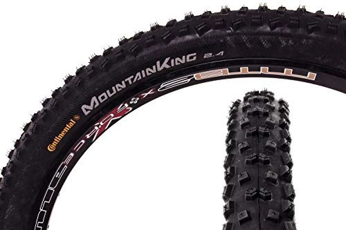 Mountainbike-Reifen : 27, 5" Zoll Continental Mountain King II Fahrrad Reifen Mantel Decke Tire 60-584 schwarz