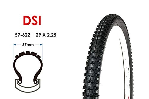 Mountainbike-Reifen : 29 Zoll Fahrrad Reifen 57-622 MTB Mountain Bike Tire 29x2.25 Mantel Decke schwarz