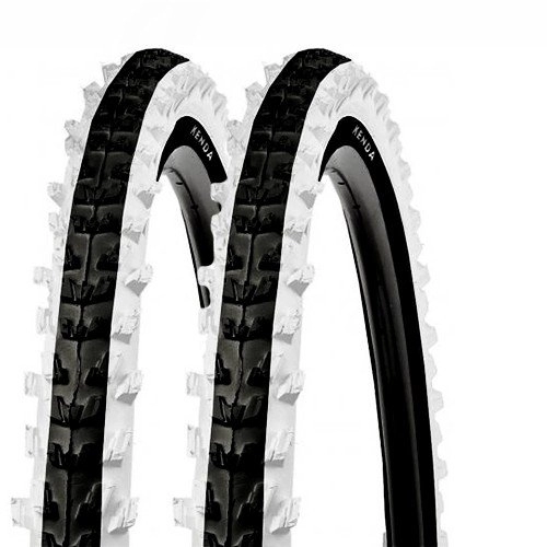 Mountainbike-Reifen : 2x Kenda Fahrrad Reifen 20x2.00 MTB K-829 50-406 schwarz / weiss