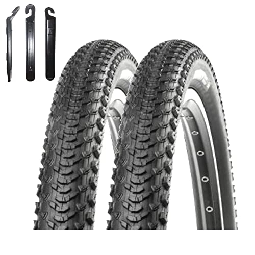 Mountainbike-Reifen : Angebot-Set / 2 x Kenda 50 Fifty K-1104 29" MTB Fahrradreifen Fahrradmantel in Schwarz 54-622 (29 x 2.10) inkl. 3 Reifenheber