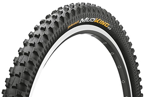 Mountainbike-Reifen : Continental Unisex – Erwachsene Fahrradreifen Mud King 2.3 Drahtreifen, schwarz, One size