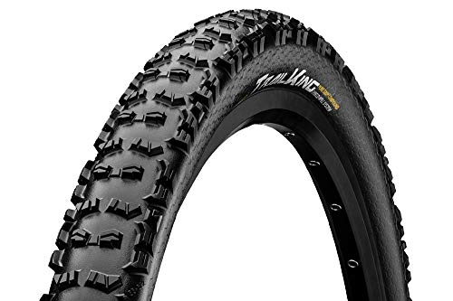 Mountainbike-Reifen : Continental Unisex – Erwachsene Trail King ShieldWall Fahrradreifen, schwarz, 26 X 2.20