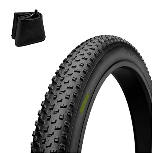 Mountainbike-Reifen : Ecovelò COPERTONE 26 x 4.0 (100-559) + Luftschlauch für Fat Bike Reifen Reifen Reifen Reifen Snow Sand MTB
