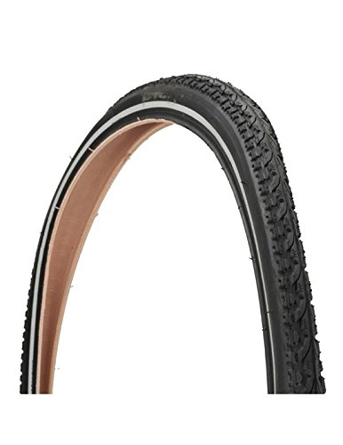 Mountainbike-Reifen : FISCHER Reifen Trekking Reflexstreifen pannensicher, 28", 37-622, schwarz