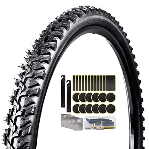Mountainbike-Reifen : HMTE Ersatz-Fahrradreifen, Mountainbike, 24 x 1, 95, 26 x 1, 95 Zoll Fahrradreifen (Größe: 26 x 1, 95) (24 x 1, 95)