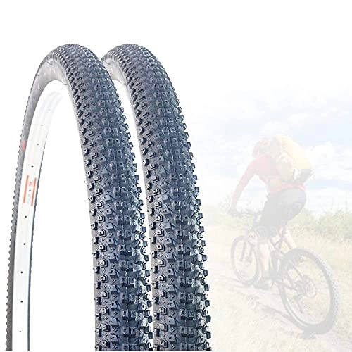Mountainbike-Reifen : JYCCH 26 x 1, 95 Fahrradreifen, rutschfeste und verschleißfeste Off-Road-Reifen, 30 tpi dünne Kanten, leichtes Reifenzubehör für Mountainbikes, 2 Stück