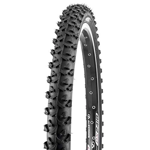 Mountainbike-Reifen : KENDA K-831A Fahrradreifen-Set, schwarz, 24 x 1.95 Zoll, inklusive 2 x 24" Schlauch mit Autoventil