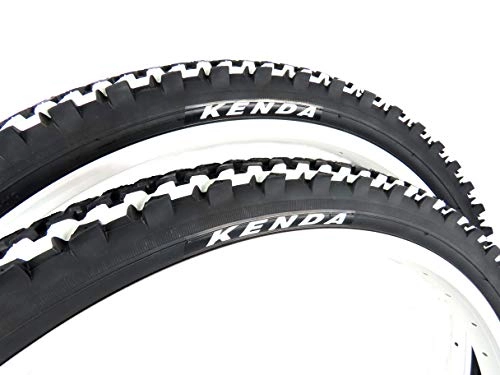 Mountainbike-Reifen : KENDA K849 MTB Fahrradreifen 24 x 1, 95 schwarz mit weißen Streifen ETRTO 50-507