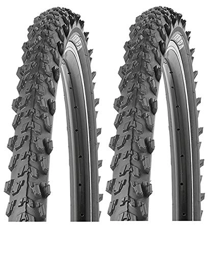 Mountainbike-Reifen : Kenda MTB Fahrradreifen Decke - in 5 Farben - 26 x 1.95 - 50-559 - 01022614 (Schwarz 2 x)