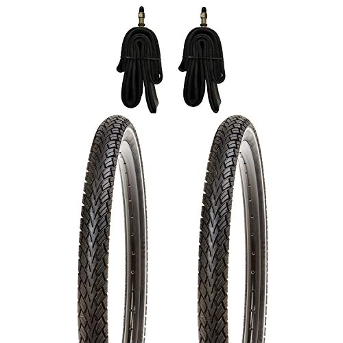 Mountainbike-Reifen : Kujo 20 Zoll Reifen Set 20x1.75 mit Pannenschutz und Reflexstreifen inkl. Schläuche DV