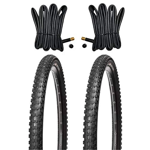 Mountainbike-Reifen : Kujo 2X 27.5x2.10 Reifen MTB Mr. Robsen inkl. 2X Schlauch mit Autoventilen 40 mm
