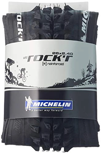 Mountainbike-Reifen : MICHELIN Unisex – Erwachsene WILD ROCK'R Reifen, schwarz, 26x2.40 / 60-559