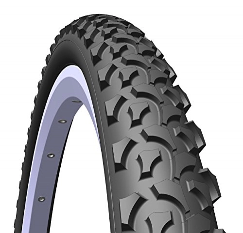 Mountainbike-Reifen : MITAS (Rubena) Rapid MTB & Cross Country Reifen (Paar von Reifen), schwarz, 24 x 1.75 x 2 (47-507)