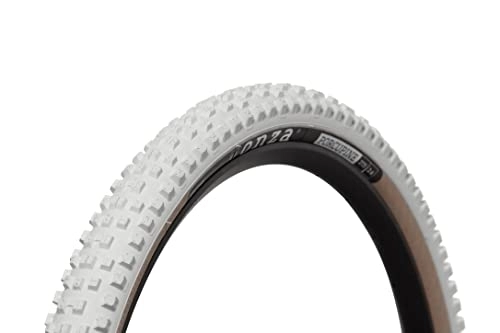 Mountainbike-Reifen : Onza Tires Porcupine 2.40 TRC Weiß - Vielseitiger Leichter Allround MTB Faltreifen, Größe 650B - Farbe White Edition