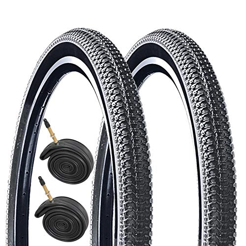 Mountainbike-Reifen : Oxford Tracer 26" x 1.95 Mountain Bike Tyres with Presta Inner Tubes (Pair)
