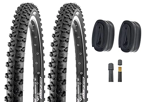 Mountainbike-Reifen : P4B | 2X 26 Zoll Fahrradreifen (26 x 1.95) - für Mountainbike mit AV Schläuchen | ETRTO 50-559 | ATB und MTB Reifen 26 Zoll