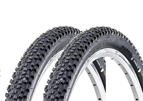 Mountainbike-Reifen : RV-Parts 2 x Fahrradreifen Mantel Decke 29" Zoll 29 x 2.10 Fahrradmantel Rad Reifen Mountain