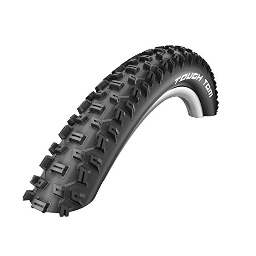Mountainbike-Reifen : Schwalbe 27.5x2.25 Tough Tom A / R Negra Fahrradreifen, Schwarz