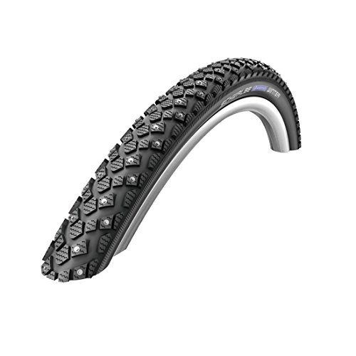 Mountainbike-Reifen : Schwalbe Fahrrad Reifen Marathon Winter WIC / / alle Größen, Ausführung:schwarz Reflex, Drahtreifen, Dimension:47-559 (26×1, 75´´)
