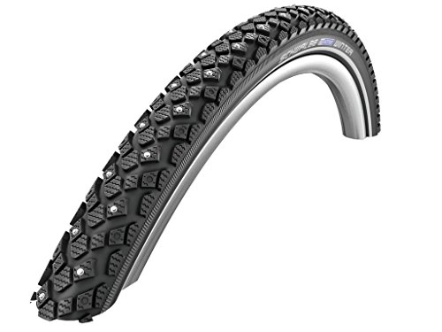 Mountainbike-Reifen : Schwalbe Fahrrad Reifen Winter WIC spike / / alle Größen, Ausführung:schwarz, Drahtreifen, Dimension:30-622 (28×1, 20´´)