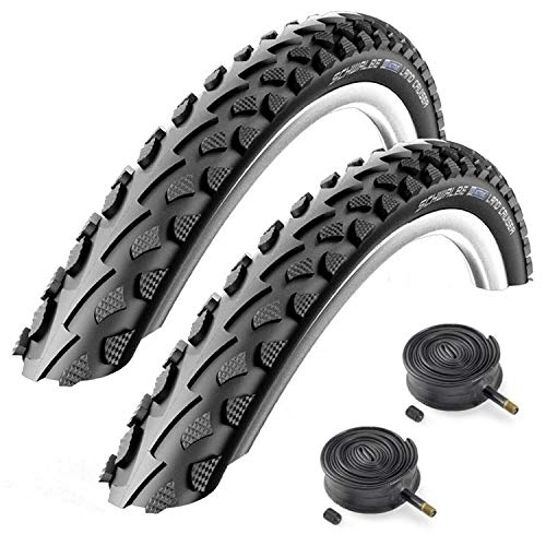 Mountainbike-Reifen : Schwalbe Land Cruiser 26" x 1.75 Mountain Bike Tyres with Schrader Tubes (Pair)