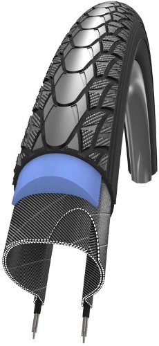 Mountainbike-Reifen : Schwalbe Reifen Marathon Plus SmartGuard Rollstuhl-Reifen, 26 x 2.54 cm in schwarz