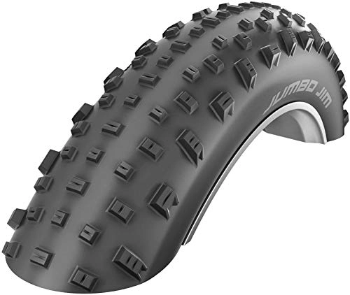 Mountainbike-Reifen : Schwalbe Unisex – Erwachsene Fahrradreife, schwarz, Jumbo Jim Perf, Folding 100-559-Skin