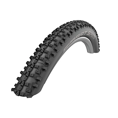 Mountainbike-Reifen : Schwalbe Unisex – Erwachsene Fahrradreife, schwarz, SMART SAM Perf, Folding 54-559-Skin