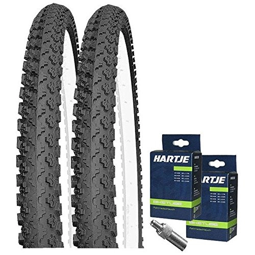 Mountainbike-Reifen : Set: 2 x Kenda K810 MTB Fahrrad Reifen 50-507 / 24x1.90 + Schläuche Dunlopventil