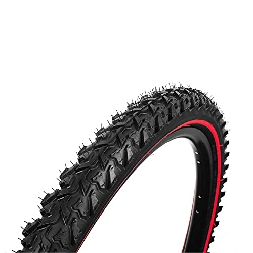 Mountainbike-Reifen : VRTTLKKFE Bicycle Tire 241.95 261.95 262.1 Red Edge MTB Mountain Bike Tires 26 Pneu Cross-Country All Terrain Big Tread (Size : 241.95) 24 * 1.95 (Size : 24 * 1.95)