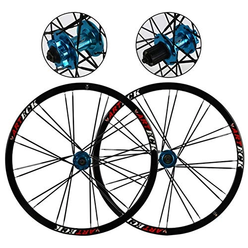 Mountainbike-Räder : 26 Zoll Disc Bremsscheibe Mountainbike Kugelflachspeichen-Rad Cutter Ring Hub 7, 8, 9, 10, Geschwindigkeit Cassette Schwungrad Scheibenbremse Wheel Set (Color : C)