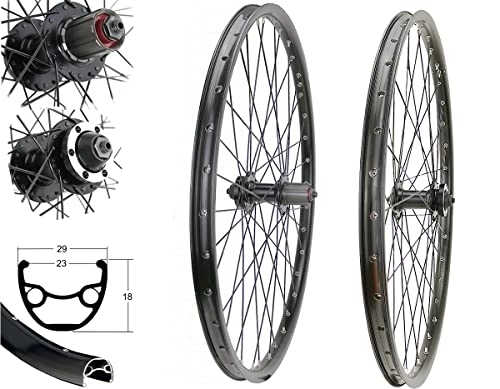 Mountainbike-Räder : BDCP Laufradsatz (Vorderrad und Hinterrad) 26" MTB Mach1 mit 6 Loch Scheibenbremsaufnahme