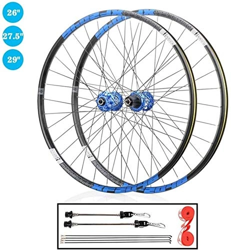 Mountainbike-Räder : BZLLW Fahrrad-Rad, 26 / 27, 5 / 29inch Mountain Bike Wheel Set QR Double Wall Rim Sealed Bearing Scheibenbremsnabe, for 1, 7-2, 4" Reifen 8-12 Geschwindigkeit Cassette (Size : 29in)