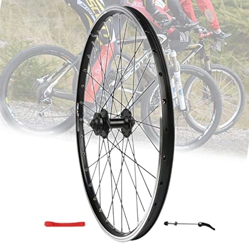 Mountainbike-Räder : DFNBVDRR 24-Zoll-Laufradsatz Für Mountainbike V / Scheibenbremse Schnellspanner Laufräder 32 Speichen Felge Passend Für 6-9-Gang-Rad Faltrad (Color : Front Wheel, Size : 24in Rotary)