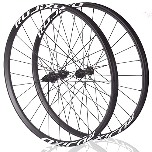 Mountainbike-Räder : DFNBVDRR MTB-Laufräder 26 27.5 29'' Center Lock Boost Abgedichtetes Lager Fahrradnabe Scheibenbremse Felge Für 8 / 9 / 10 / 11 / 12 Gang (Color : Black A, Size : 29'')