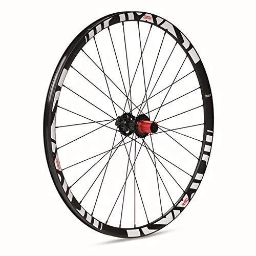 Mountainbike-Räder : GTR 501375.0 Hinterrad für MTB, Unisex Erwachsene, weiß, 27.5 x 20 mm-9 / 12 mm