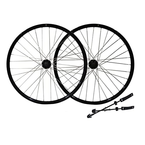 Mountainbike-Räder : M-YN 26-Zoll-MTB-Fahrrad-radsatz Aluminiumlegierungs-scheiben-bremsberg-radrad-räder 32h(Color:Schwarz)