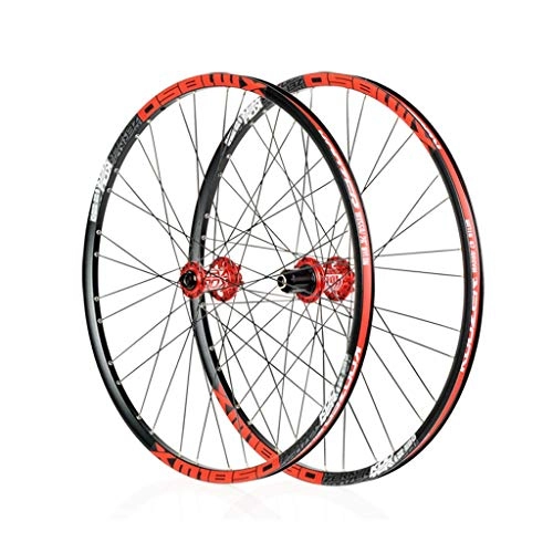 Mountainbike-Räder : Mountain Bike Wheelset Ratsche mit Magnetkraft MTB Hub 26 / 27, 5 / 29-Zoll-Quick Release (Color : Black, Size : 27.5")