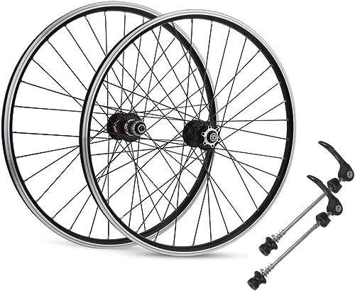 Mountainbike-Räder : Mountainbike-Laufradsatz 26 / 27, 5 / 29 Zoll, Scheibenbremse, Schnellspannnabe 32H, geeignet for 7, 8, 9, 10, 11, 12 Geschwindigkeiten Laufradsätze (Color : Black, Size : 27.5inch)