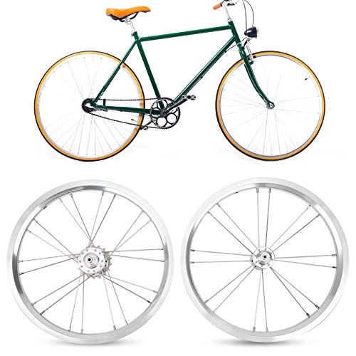 Mountainbike-Räder : Raguso Langlebiger, robuster, verschleißfester Vorderradsatz mit 5 Lagern, vorne 74 mm, hinten 85 mm Nabe, für Mountainbike (Silber)