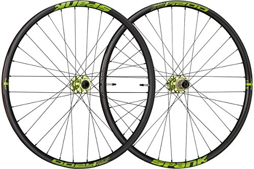 Mountainbike-Räder : Spank Oozy Trail-295 27, 5 Zoll whlset 15 mm, 20 m QR12 / 142 mm, TL Laufräder, Black / Emerald Green, 650 B